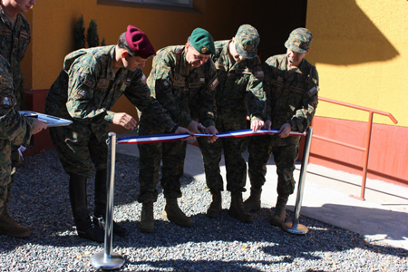 Inauguración de la Enfermería Militar Avanzada “Húsares”