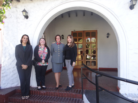 Esposa del Superintendente de la Academia Militar de los Estados Unidos visitó el CRIE