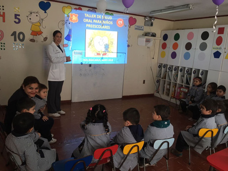 Charla de salud bucal en la MZS Rancagua