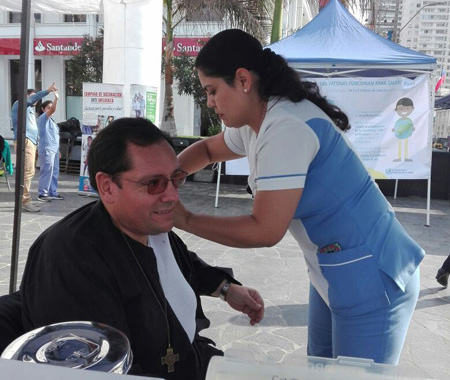 MZS “Iquique” participa en la celebración de la “Semana Mundial de Inmunización”