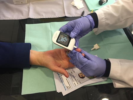 SUB Centro Médico “EEB” realizó actividad en el día diabetes