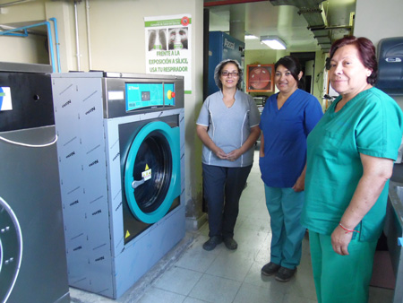 Sección lavandería del HMN cuenta con nuevo equipamiento