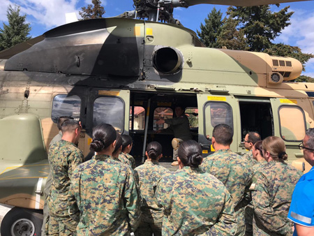 Desarrollan ejercicio de evacuación aeromédica en MZS Valdivia