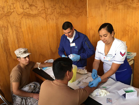 Regimiento N°21 “Coquimbo” aplica examen preventivo VIH-SIDA a nuevos soldados conscriptos