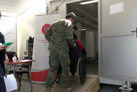 Culminó despliegue del Puesto de Atención Médico Especializado del Ejército en Quintero