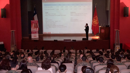 Charla educativa sobre VIH en el Cuartel General del EEB