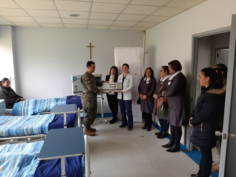 Enfermería Militar Básica “Chacabuco” recibe donación