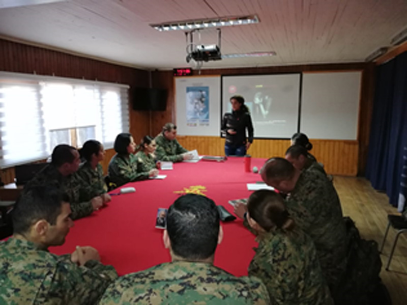 Programas Preventivos realizaron actividades en el Destacamento Motorizado N°14 “Aysén”.