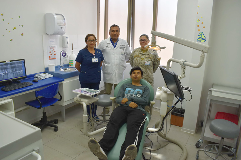 Habilitación de nuevo box en servicio dental del Centro Clínico Militar “Arica”