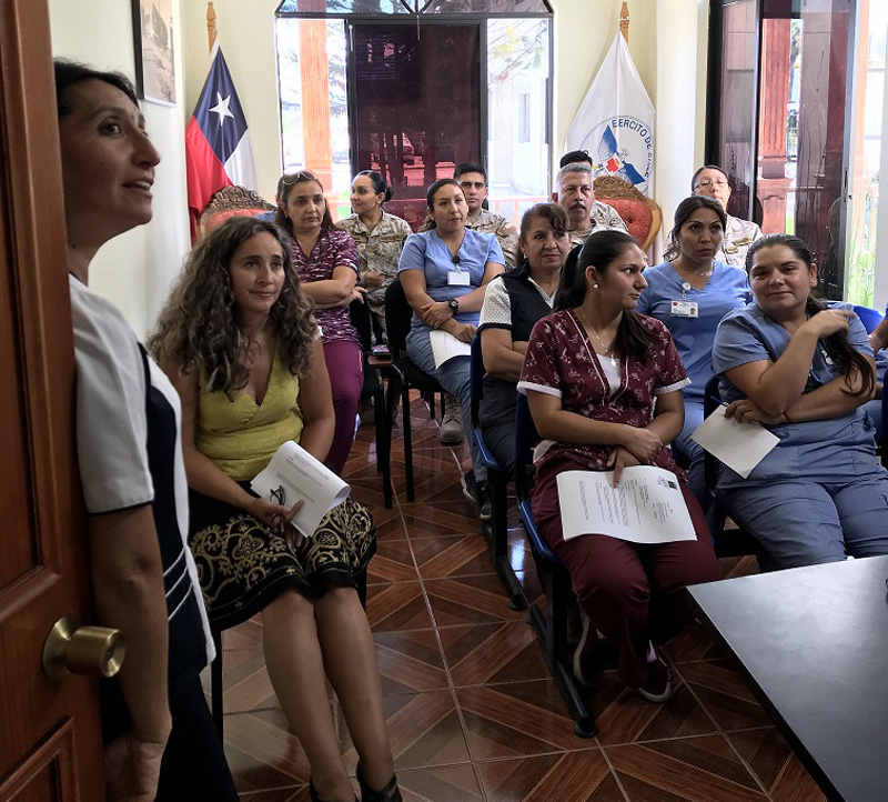 MZS “Iquique” realizó charla de autocuidado en prevención del COVID-19 al personal