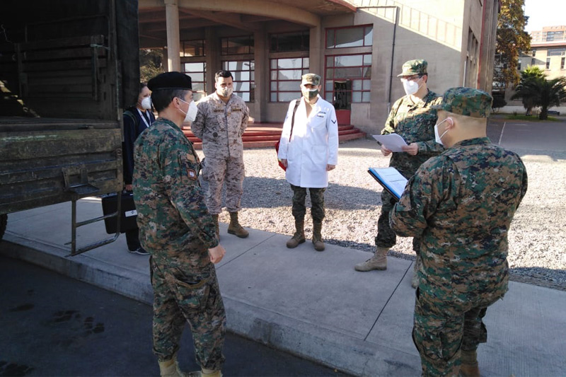 Personal del programa de medicina preventiva visita UFOPs y asesora al mando
