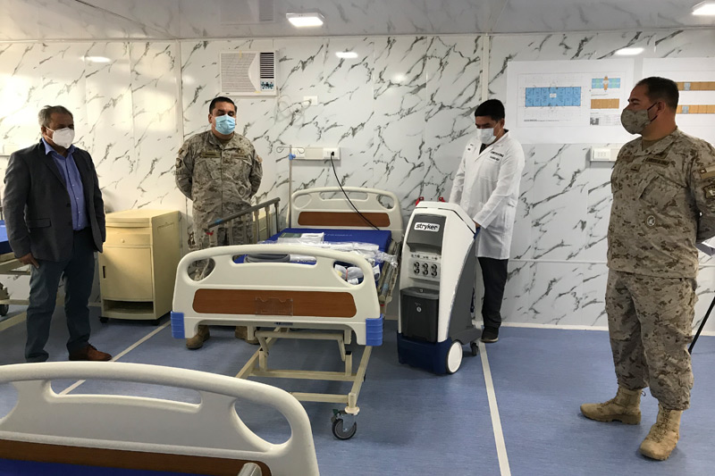 Ceremonia de entrega de II Etapa de Remodelación de instalaciones anexas al PAME de la 2da. BRIACO “Cazadores”