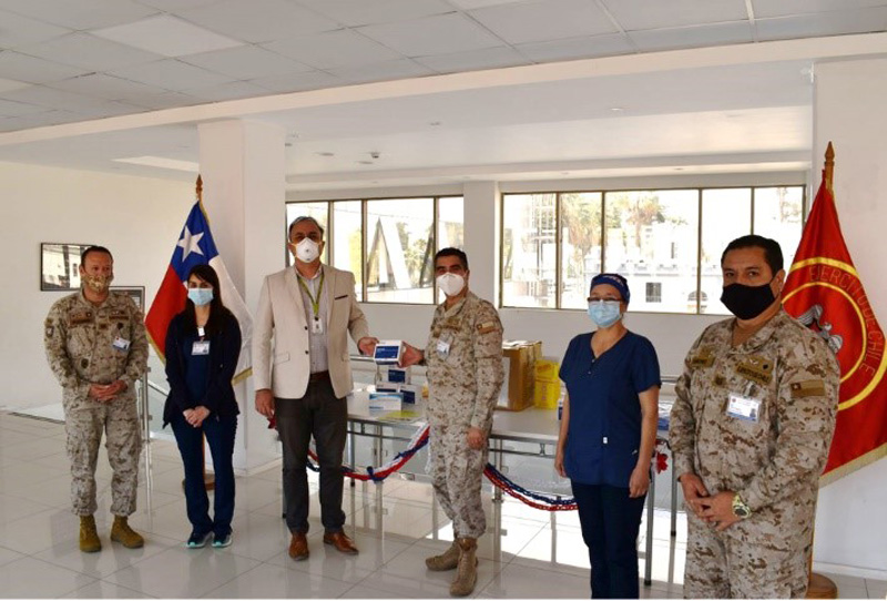 Mutual de Seguridad entrega donación de elementos de protección personal a la MZS “ARICA”