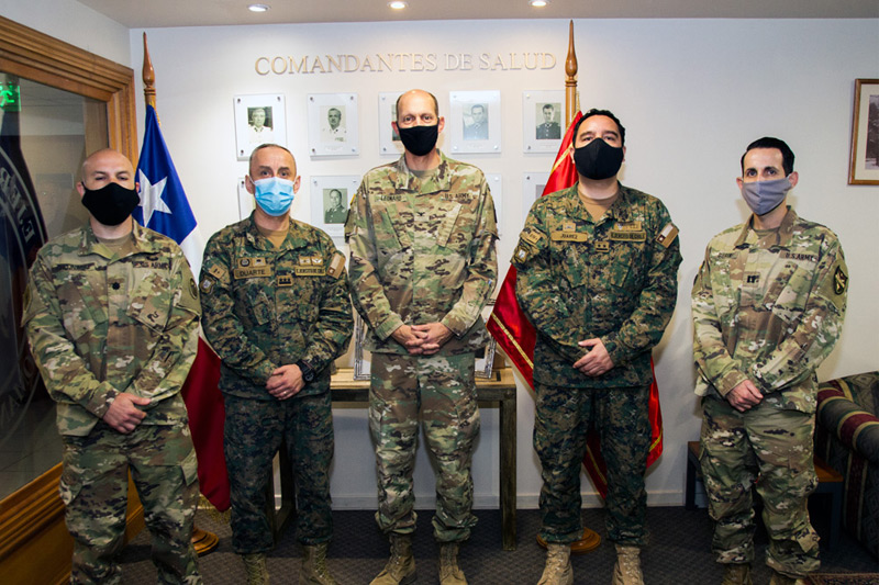 Visita de Agregado de Defensa de los Estados Unidos en Chile