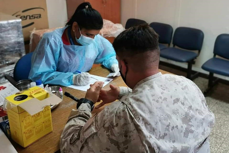 Personal militar de la MZS “Arica” se somete a examen VIH y refuerza educación sexual preventiva