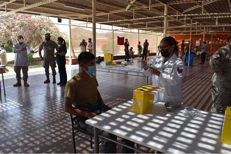 MZS “Arica” inicia inoculación de segunda dosis contra el COVID-19