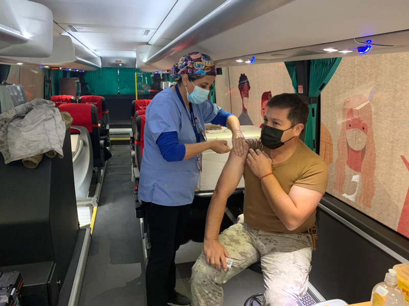 Vacunación contra la influenza  en  la  MZS “Rancagua”