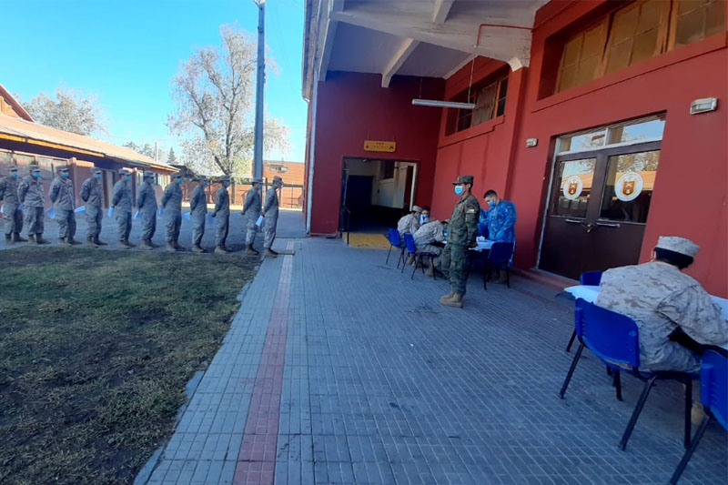 MZS “Santiago Centro Sur” realiza test VIH a soldados conscriptos