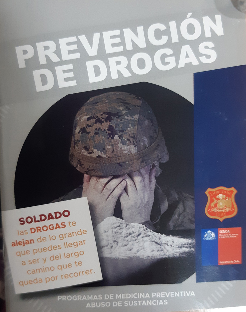 DIVSAL entrega material didáctico para prevenir el consumo de drogas