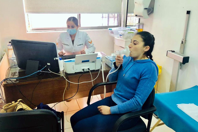 MZS “Concepción” inicia toma de exámenes de espirometría