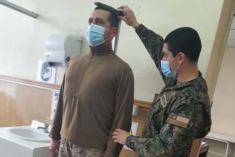 MZS “Santiago Centro Sur” realiza evaluación médica a SG2s aspirantes a Suboficial de Arma