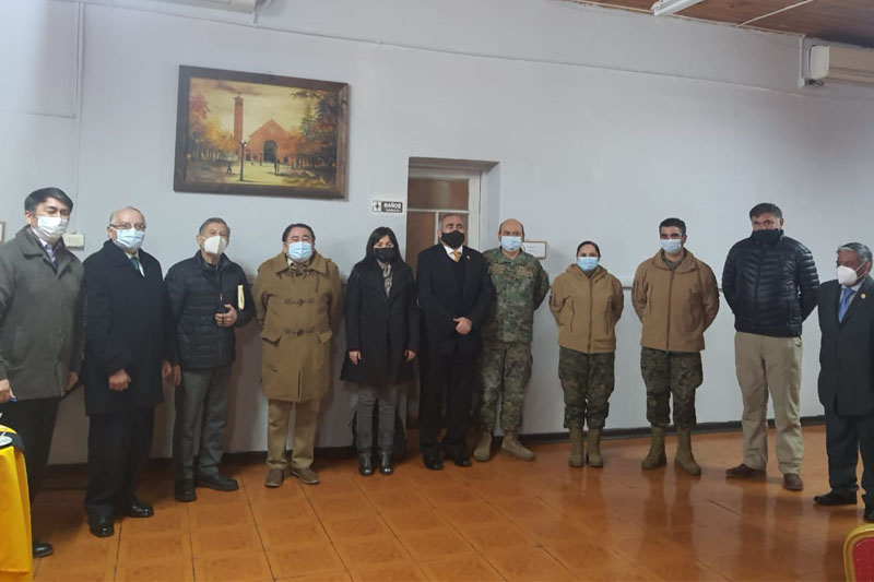 Comandante de la MZS “Concepción” realiza visita al Círculo de Suboficiales en Retiro y Montepiadas de la ciudad de Linares