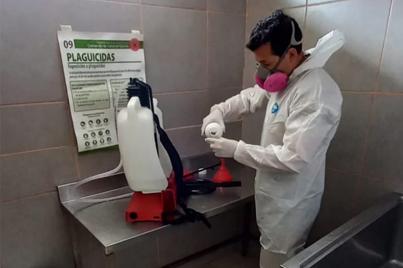 Hospital Militar del Norte obtiene resolución sanitaria para la aplicación de pesticidas