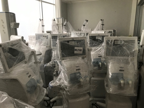 Nuevo equipamiento médico llega al Hospital Militar de Santiago