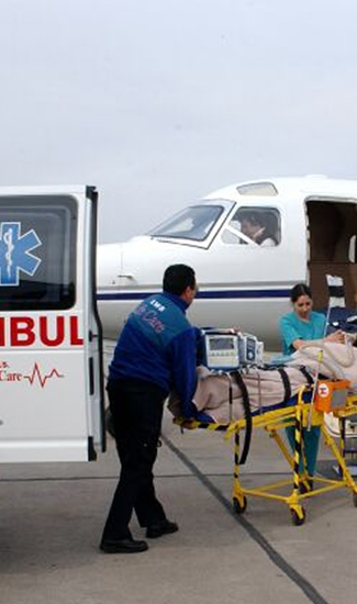 ¿Cómo funciona la cobertura de evacuación aeromédica?