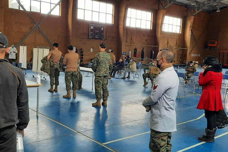 MZS “Coyhaique” apoya a Seremi de Salud “Aysén” en plan de vacunación contra el COVID-19 e Influenza