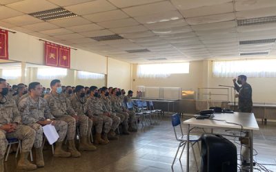JEPLANGES realiza comisión de servicio en la VI DE guarnición de Arica y Parinacota