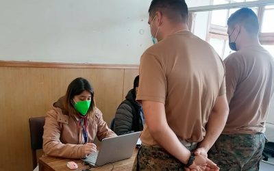MZS “Santiago Centro Sur” inoculó contra la Influenza y el COVID-19 al personal de la ESCINF