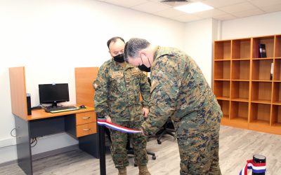 Inauguración del call center de la COE