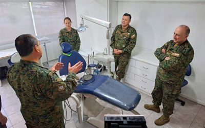 Ceremonia de recuperación de instalaciones en el Centro Médico Militar “Rosa O’Higgins”