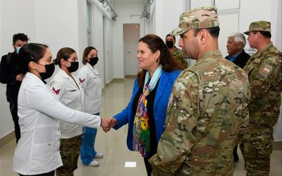 Ministra de Defensa Nacional visita EMB “Buin”