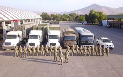 Despliegue de módulos del Hospital Modular de Campaña del Ejército en apoyo al CESFAM de Temuco