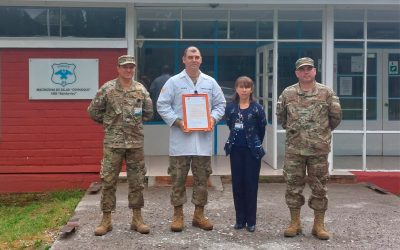 MZS “Coyhaique” recibe autorización sanitaria de la Enfermería Militar Básica “Las Bandurrias”