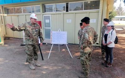 Visita del Comandante en Jefe del Ejército a trabajos en ejecución de la EMB “Peldehue”