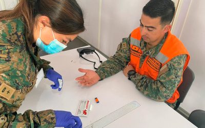 MZS “Coyhaique” realiza test rápido para VIH a la totalidad del personal activo de la IV DE