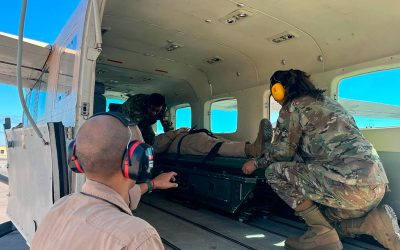 Enfermeros militares de la MZS “Iquique” participan en capacitación de rescate aéreo