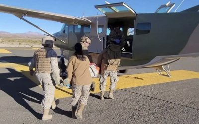 MZS “Iquique” en conjunto con el PAVE realizan simulación de rescate aéreo en Cariquima