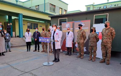 División de Salud hace entrega de Hospital Modular de Campaña en apoyo a contingencia sanitaria