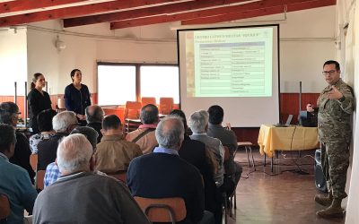 MZS “Iquique” expuso sobre el SISAE al personal en retiro de la guarnición de Iquique