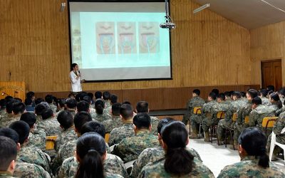 EMA “Lanceros” capacita en salud y salud bucal a soldados conscriptos del DESACO Nº 5