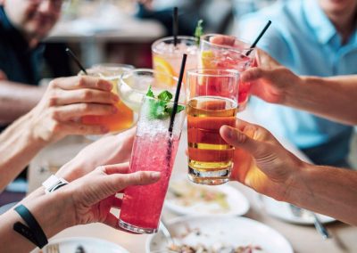 ¡Cuidado con mezclar diferentes tipos de alcohol!