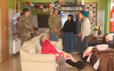Personal de la MZS “Santiago Centro Sur” visita hogar de ancianos “San Ignacio de Loyola”
