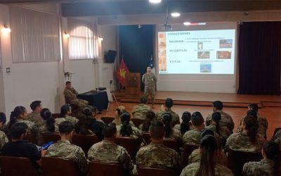 Sección Drogas desarrolla taller preventivo a unidades del Campo Militar “Peñalolén”