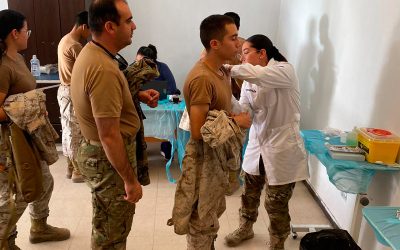 MZS “Antofagasta” realiza operativo de vacunación contra la influenza a través de sus Enfermerías Militares