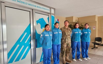 Centro Médico Militar “Rosa O`Higgins” recibe a alumnas en práctica de la Escuela de los Servicios
