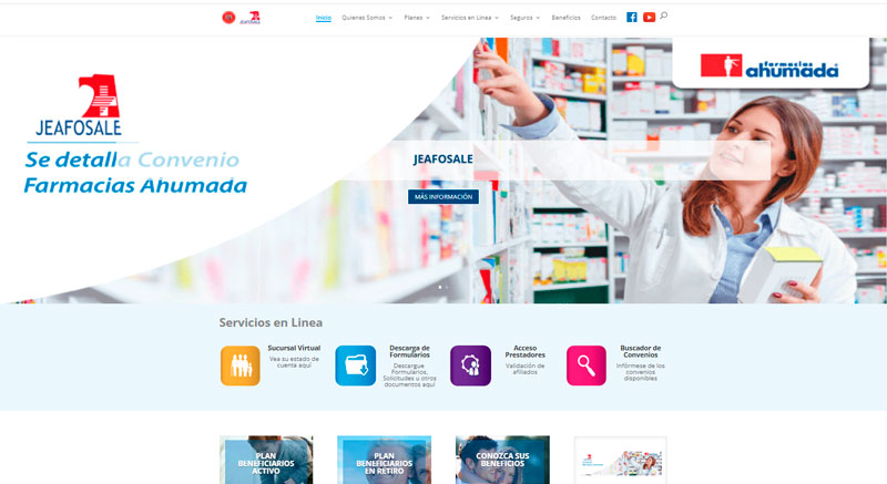 Sitio web de la JEAFOSALE se actualiza para mantener mejor informado a sus beneficiarios